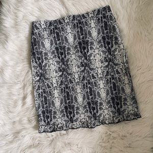 Snakeskin Skirt